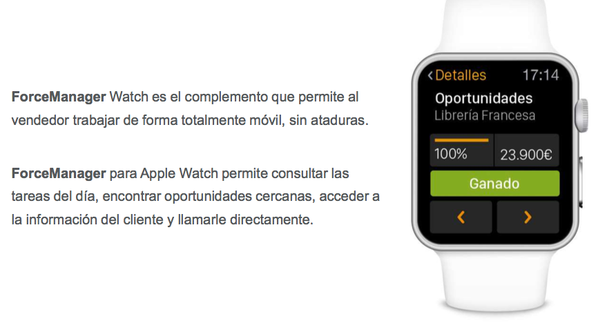 crm apple watch